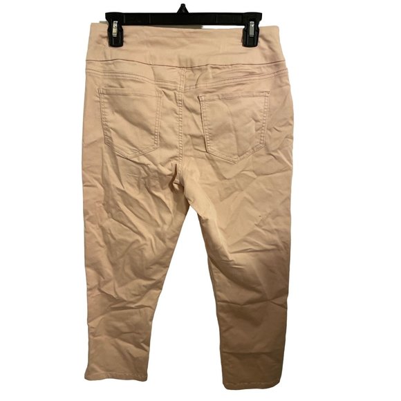 Womens Stitch Star Pull on Capri Jean Beige Size Medium - Picture 3 of 7